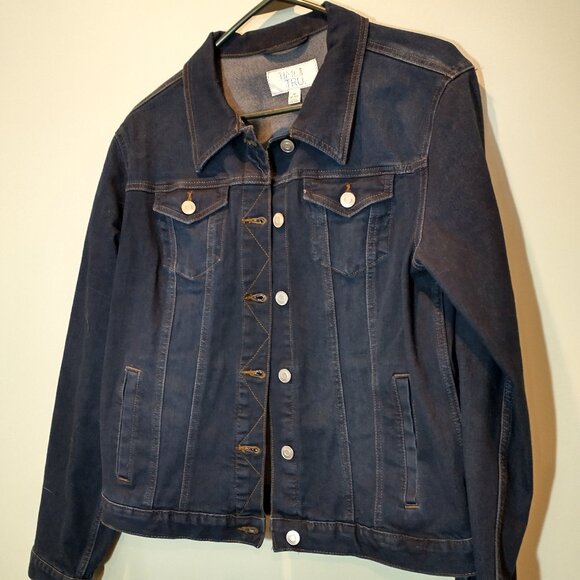 NWOT Nevermore Academy Jean Jacket Size M - Picture 3 of 3